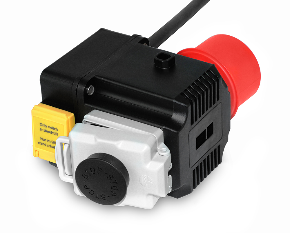 interruptor do motor de 400V, rotação anti-horária/horária, paragem on-off