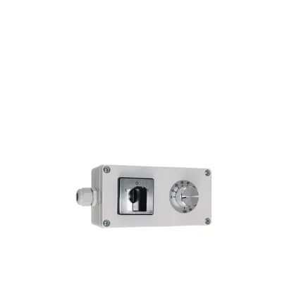 Interruptor externo com interrutor L-0-R e potenciómetro