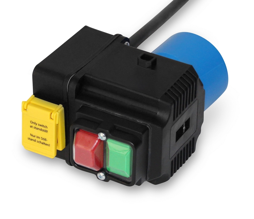 interruptor on/off de 230V com interrutor de seleção de rotação esquerda/direita