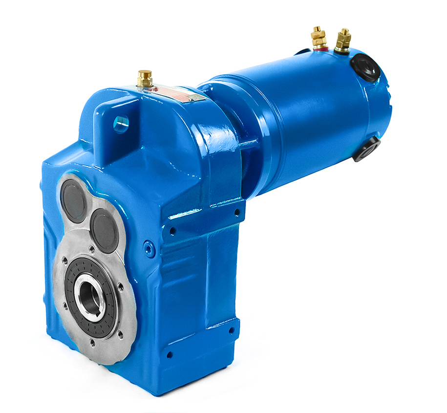 DV173-DC250-2-0,35 kW-32 rpm Motor redutor de veio paralelo