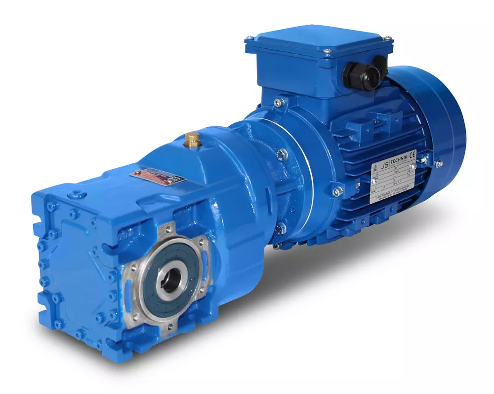 Motor de engrenagens cónicas KV203-90-4-1,1 kW-53 rpm