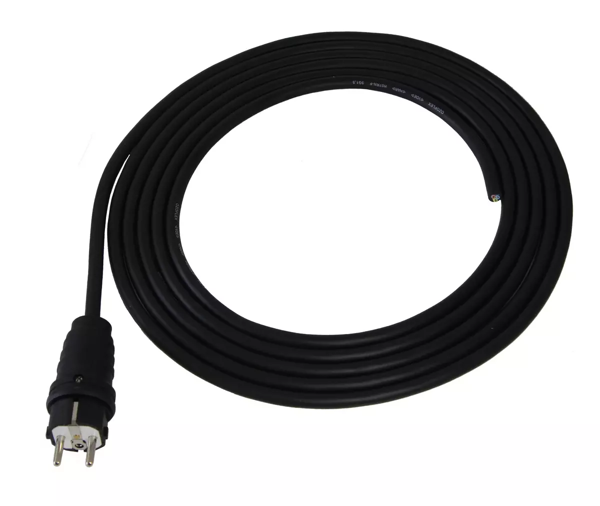 Cabo de ligação 3 x 1,5 mm² com ficha Schuko de 230 V