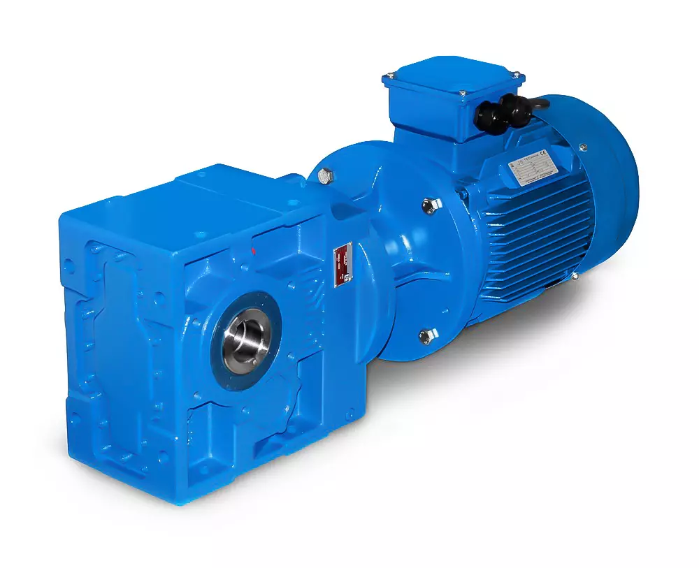 Motor de engrenagens cónicas KV873-280-4-90 kW-83 rpm