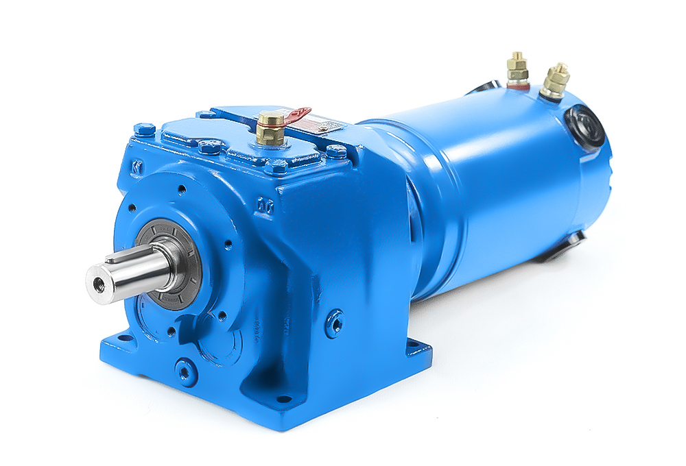 MV283-DC600-2 - Motor de engrenagens helicoidais 0,80kW - 30 rpm
