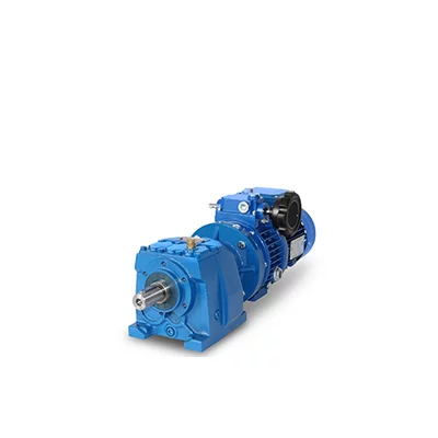 Motores de engrenagens helicoidais com volante - controlo de velocidade 0,37kW - 3,0kW