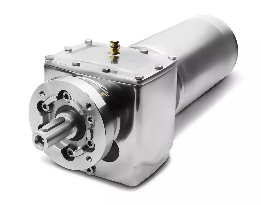 ESRF67-90S-4-1,1 kW-60 rpm motor de engrenagens helicoidais em aço inoxidável