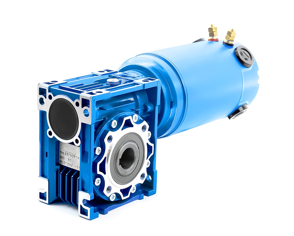CMRV030 DC350-2, 12V, 0,50 kW, 600 rpm, IP40 Motor de parafuso sem-fim
