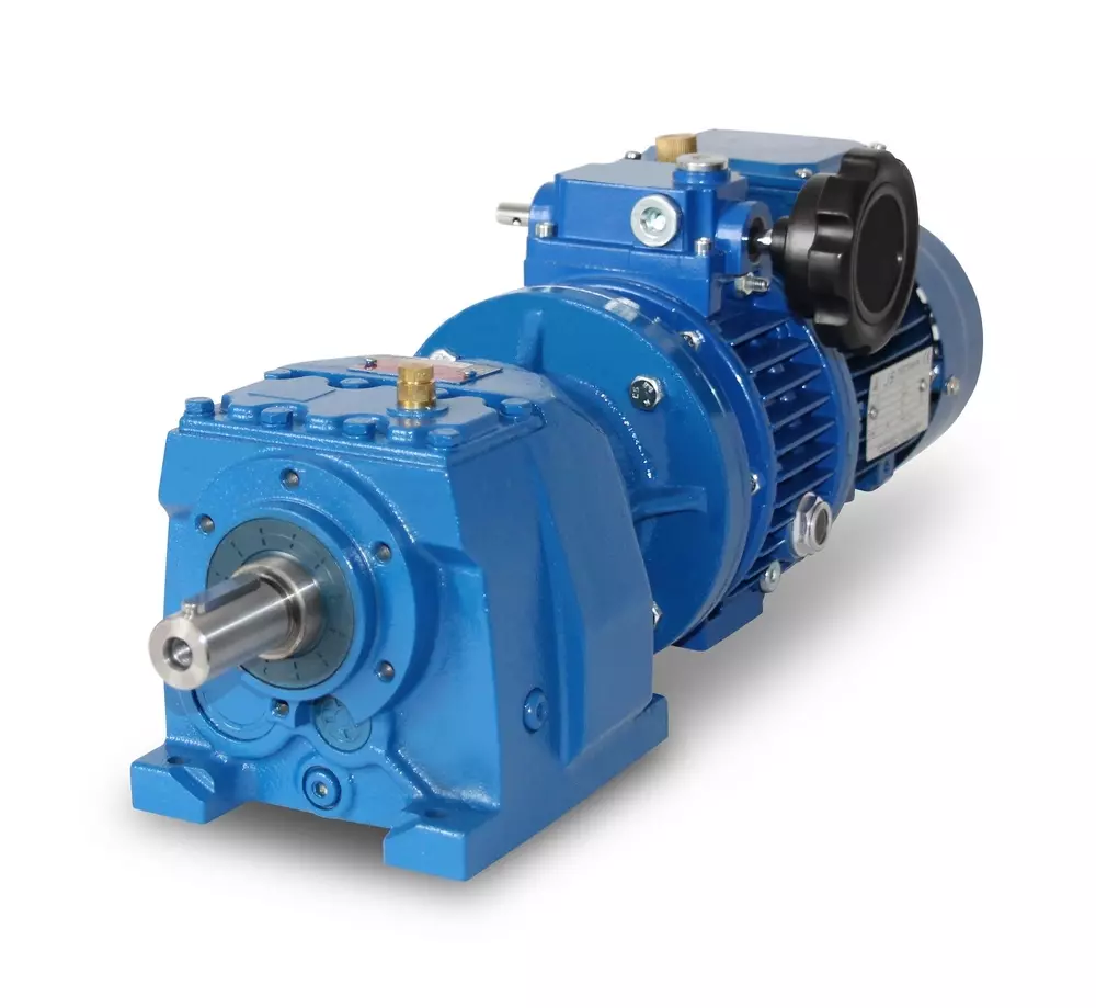 MV003/B5+V05-71-4 - 0,25 kW - 8,5-41 rpm Motoredutor helicoidal de velocidade variável