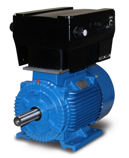 Inversor de frequência com motor elétrico e motor de corrente rotativa - Inversor de frequência