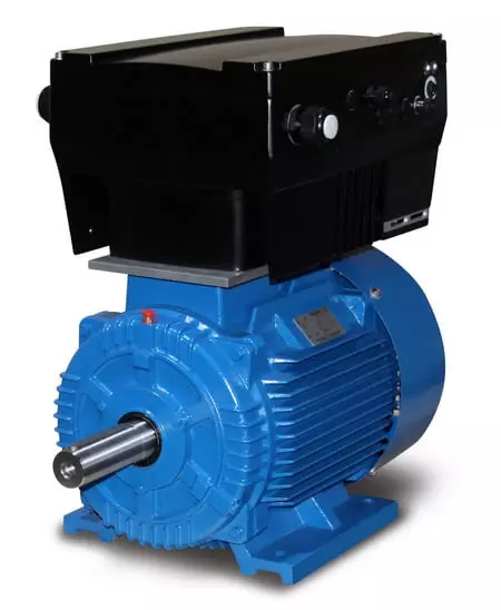 Inversor de frequência com motor elétrico e motor de corrente rotativa - Inversor de frequência