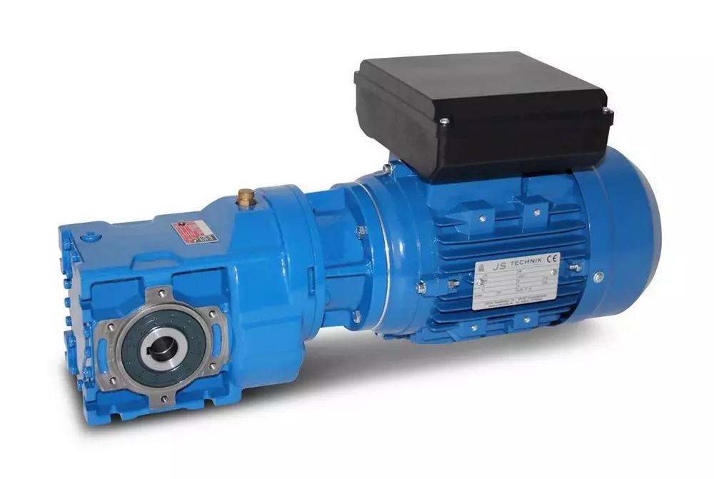 Caixa de engrenagens cónicas com motor AC-230 volts